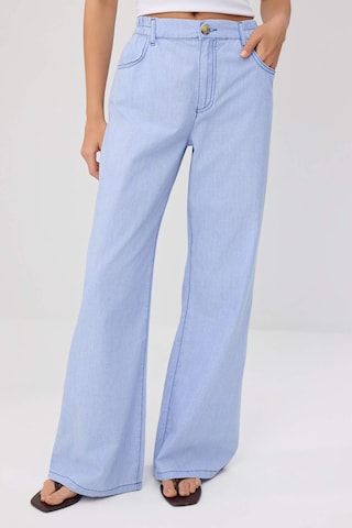 Wide Leg Jean Trendyol en bleu : devant