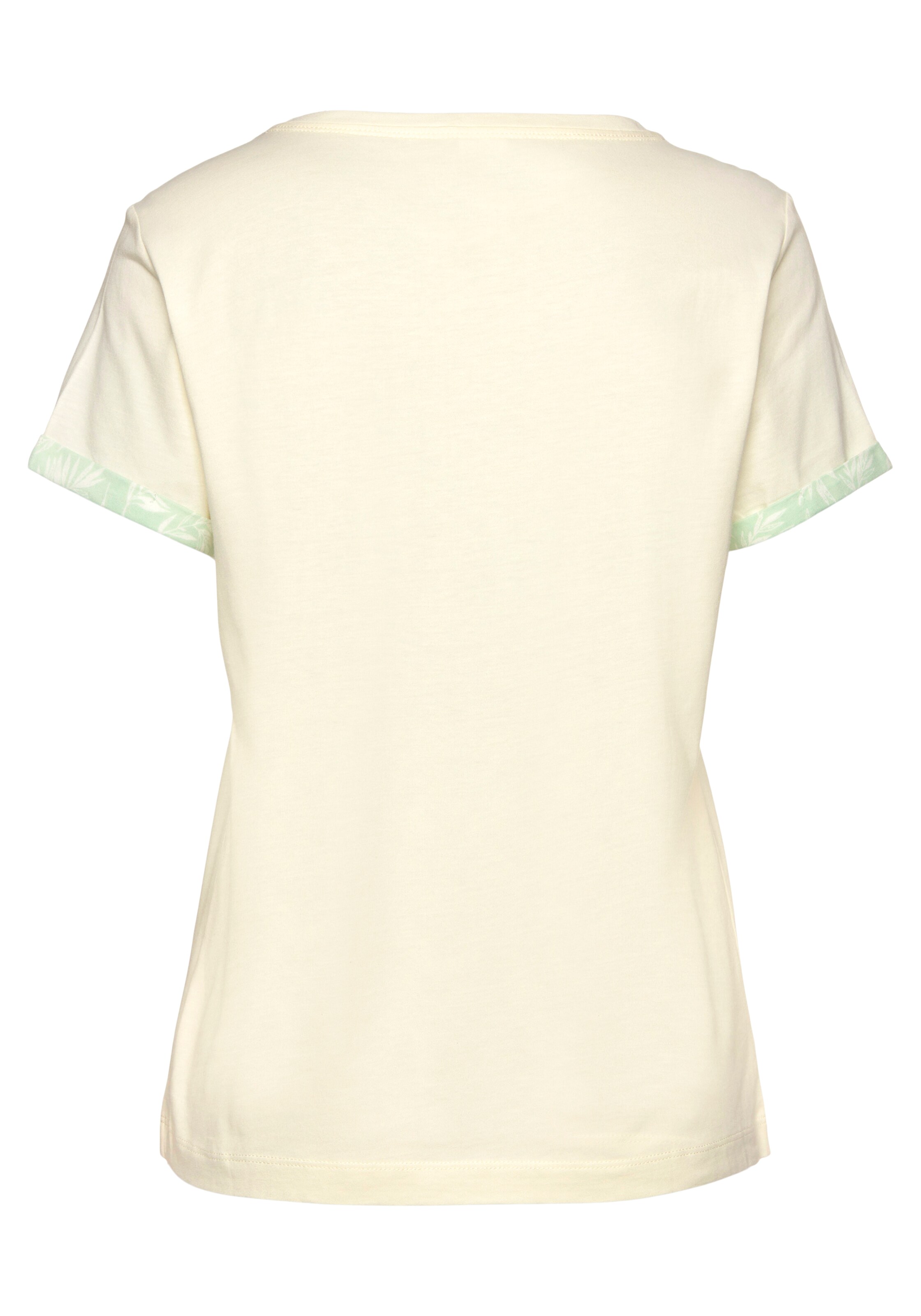 s.Oliver Μπλουζάκι σε μπεζ: πίσω