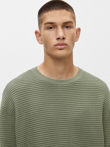 Pull&BearSweater majica - zelena boja