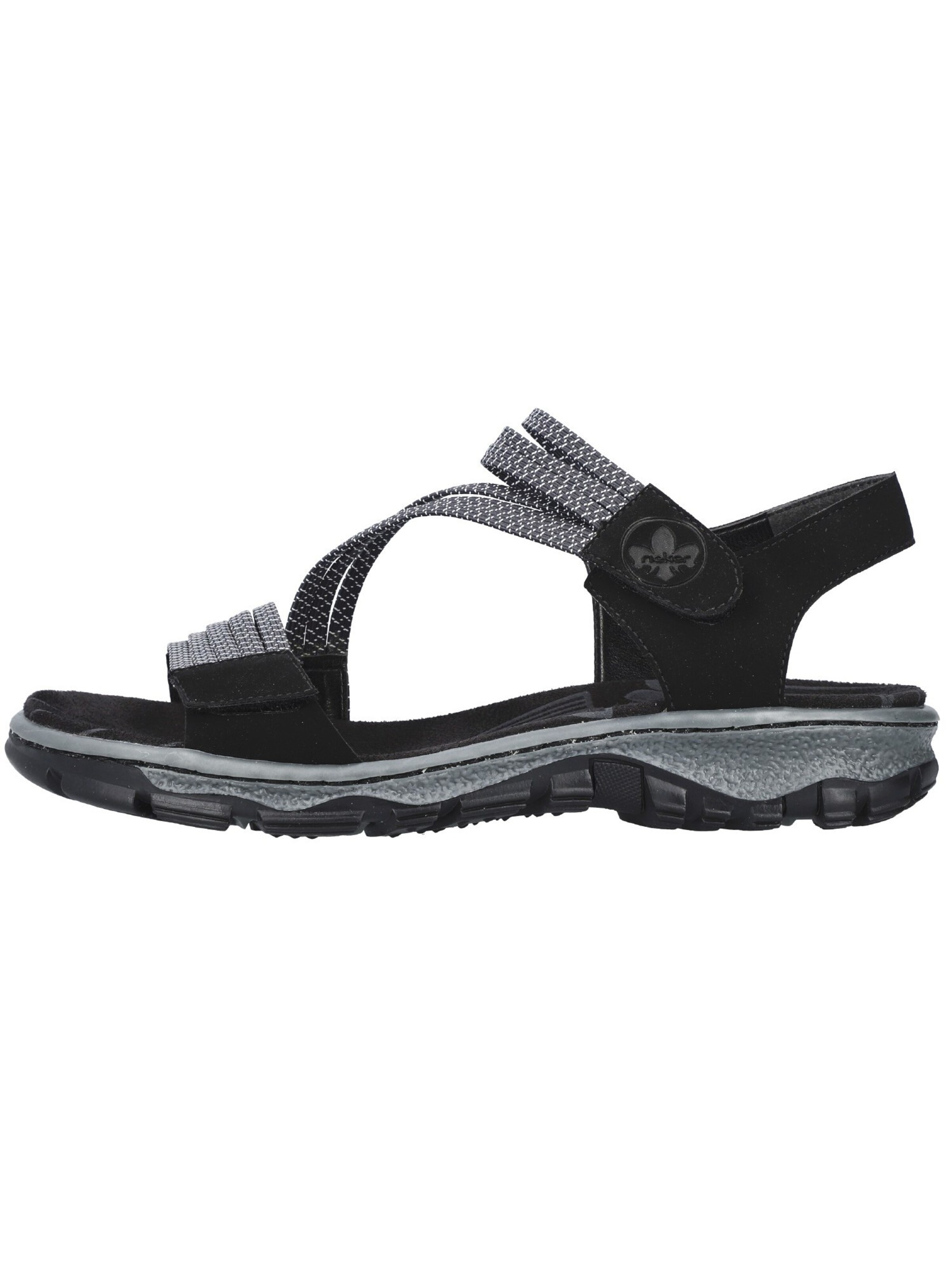 Rieker Trekking sandal in Black