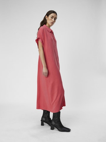 OBJECT Blusenkleid in Pink