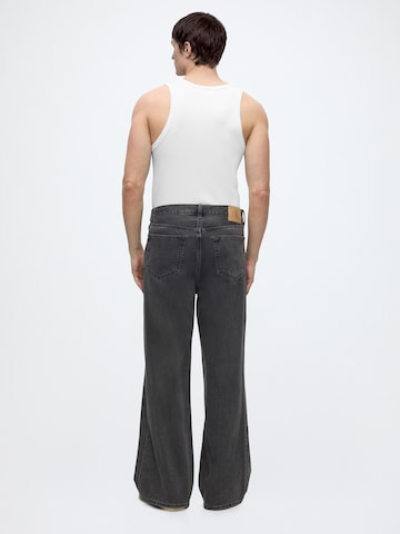 Calvin Klein Jeans Wide leg Jeans 'ESSNTL' i svart