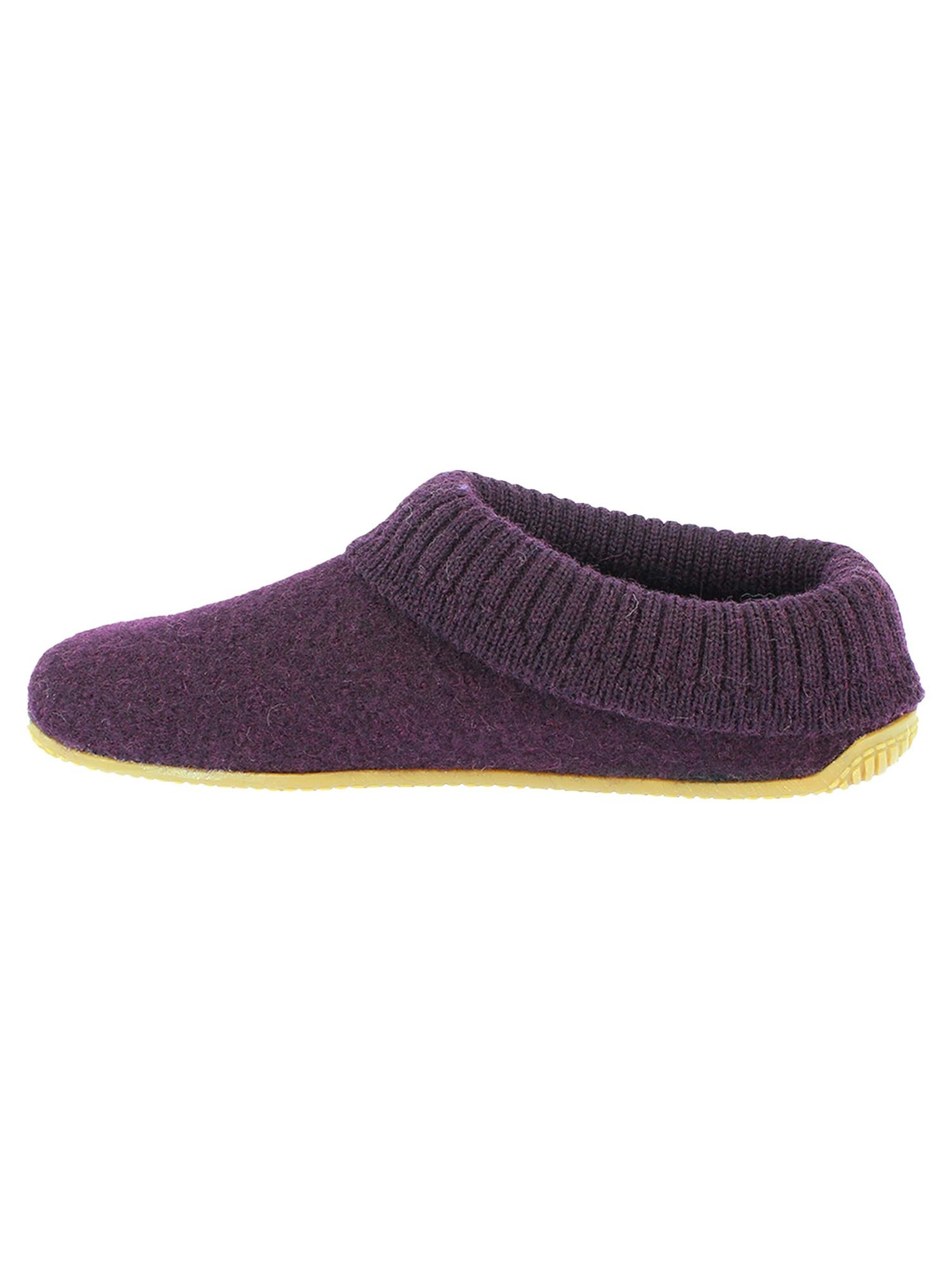 Living Kitzbühel Slippers 'Schurwolle' in Purple