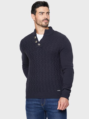 Pull-over Threadbare en bleu : devant