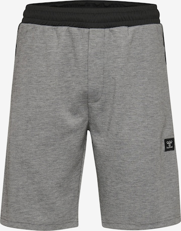 Regular Pantalon de sport Hummel en gris : devant