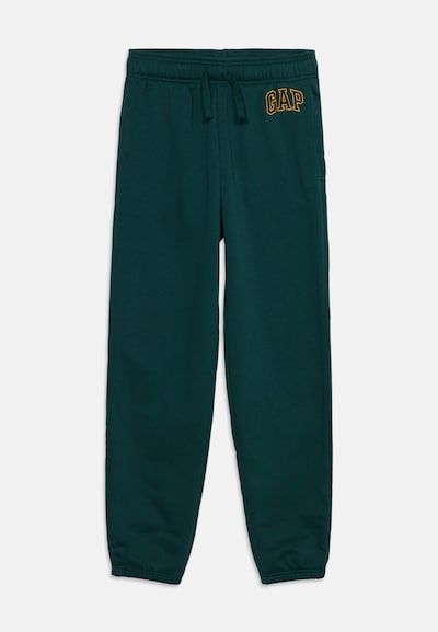 GAP Штаны 'HERITAGE' в размере 104-110 в Темно-зеленый / Оранжевый, Обзор товара