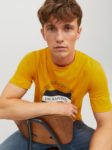 JACK & JONES Тениска 'CODYY' в оранжево