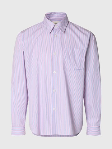 SELECTED Comfort fit Button Up Shirt in Pink: front
