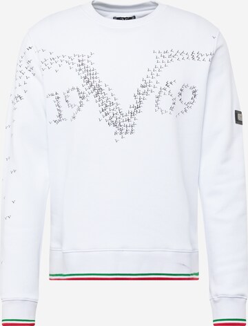 19V69 ITALIA Sweatshirt 'BIRD' in Weiß: predná strana