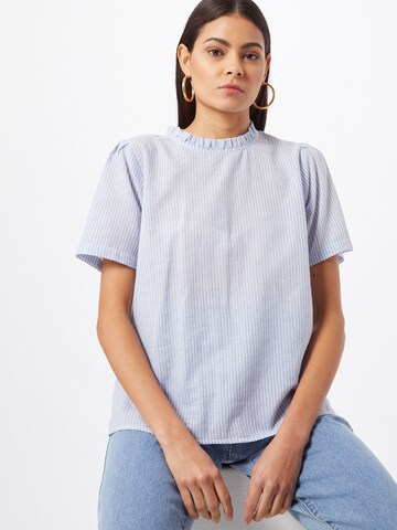 Cream Blouse 'KatinkaCR' in Blue