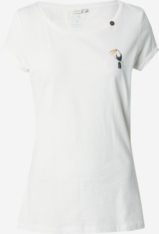 Ragwear Shirt 'FLLORAH' in White: front