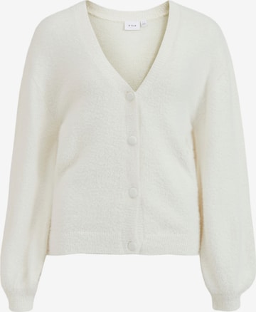 VILA Knit Cardigan 'Lajuli' in White: front