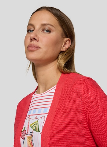 Rabe Knit Cardigan in Red