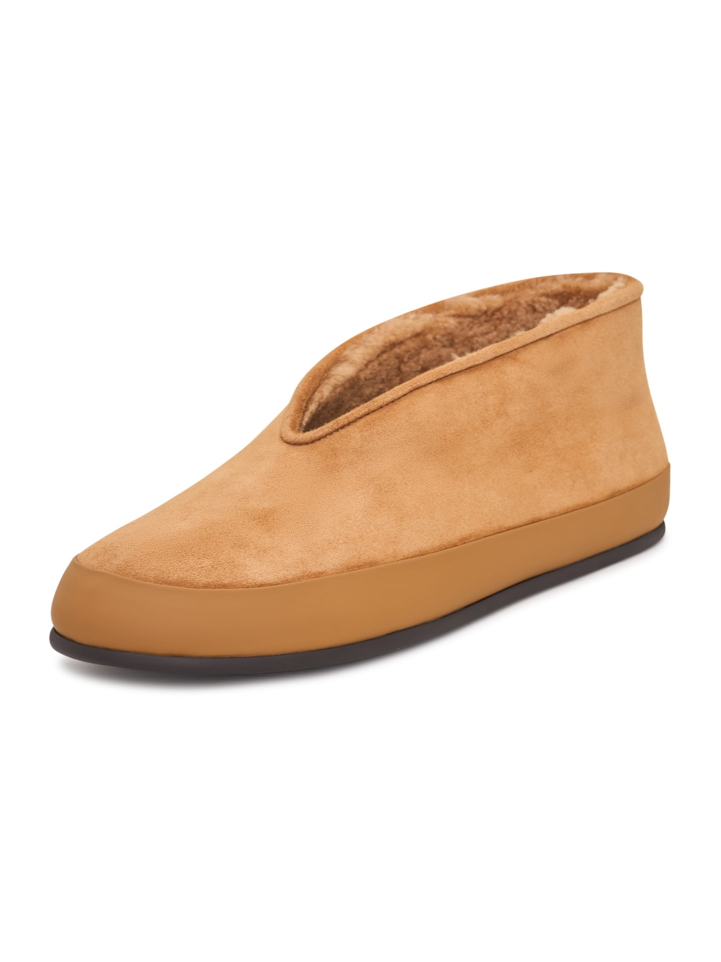 CESARE GASPARI Slipper in Beige: Vorderseite