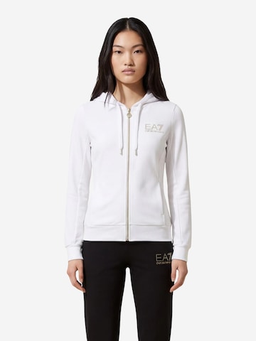EA7 Emporio Armani Slimfit Sportbyxa '8NTV51 TJ9RZ' i vit