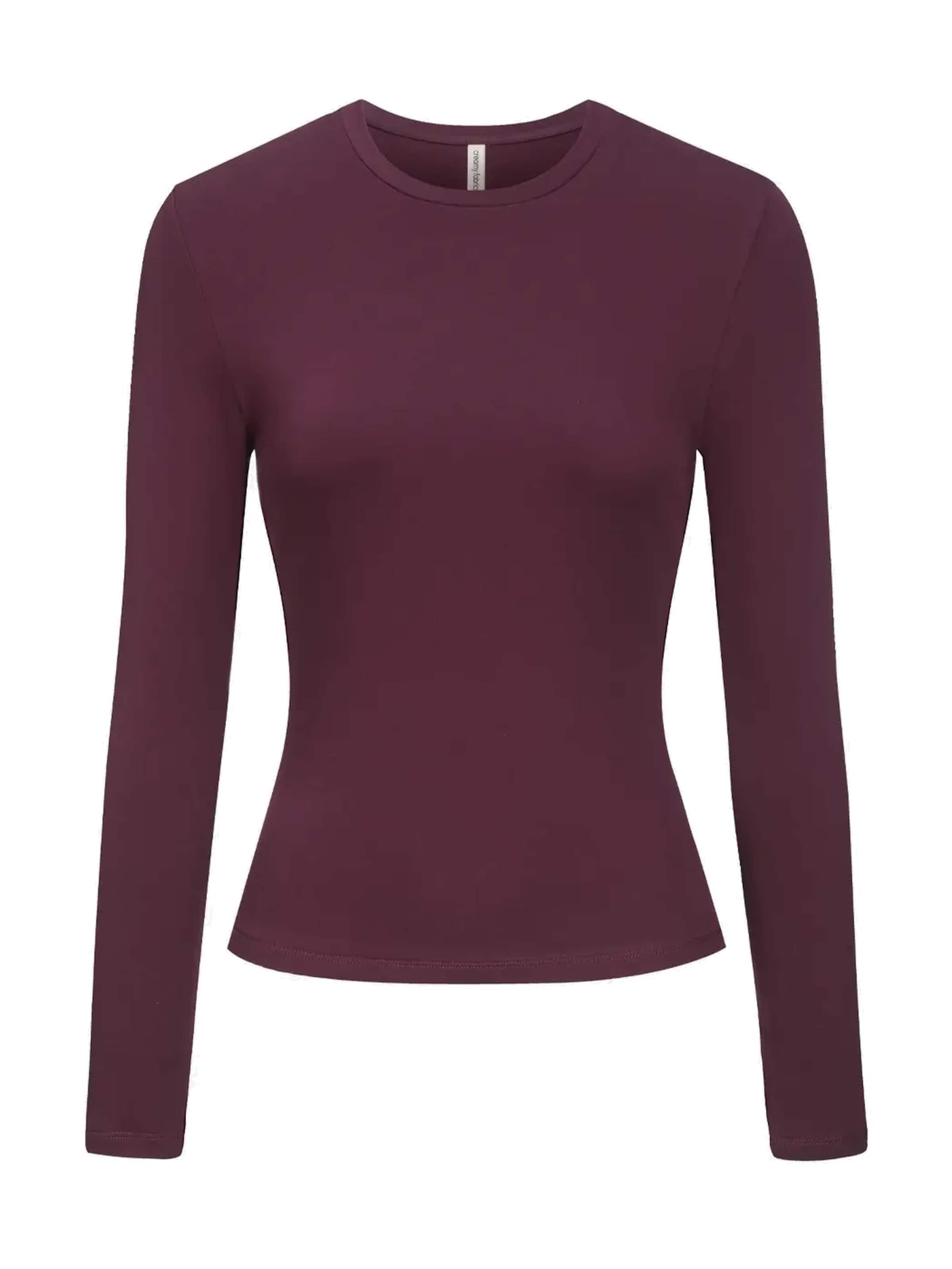 T-shirt 'Cotton Longsleeve' cfab (formerly creamy fabrics) en rouge : devant