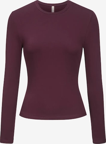 T-shirt 'Cotton Longsleeve' cfab (formerly creamy fabrics) en rouge : devant