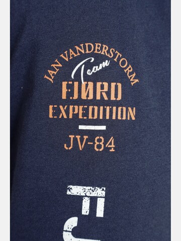 Jan Vanderstorm Langarmshirt ' Elion ' in Blau