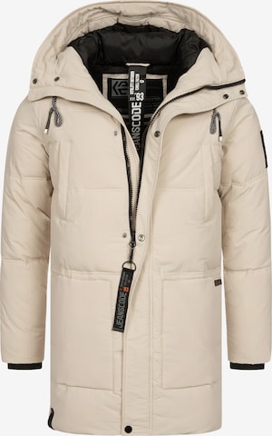 Parka d’hiver 'Mylo' INDICODE JEANS en beige : devant