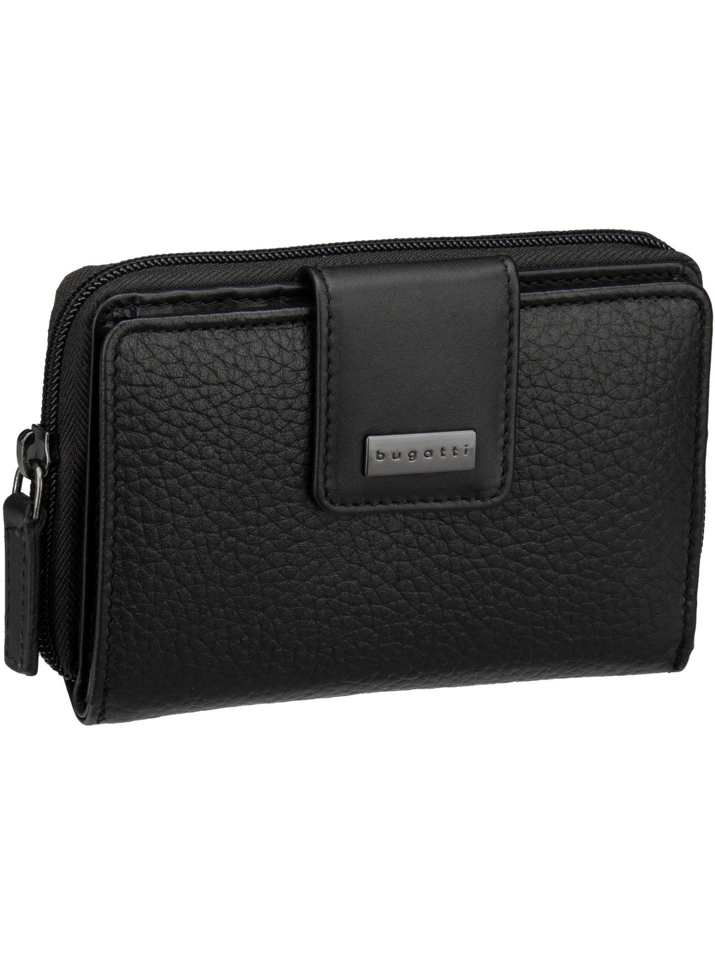 bugatti Wallet 'Sina' in Black: front
