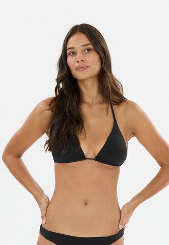 Athlecia Triangel Bikinitop 'Sherrill' in Zwart: voorkant