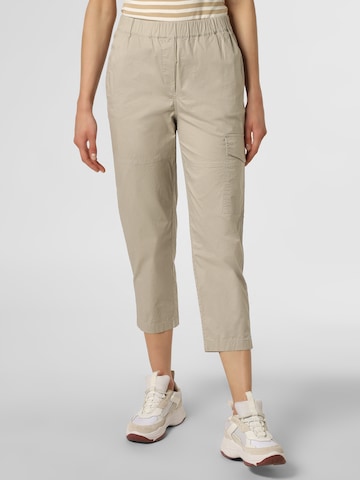Marc O'Polo Tapered Cargo Pants in Green: front