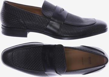 BOSS Black Flats & Loafers in 41 in Black: front