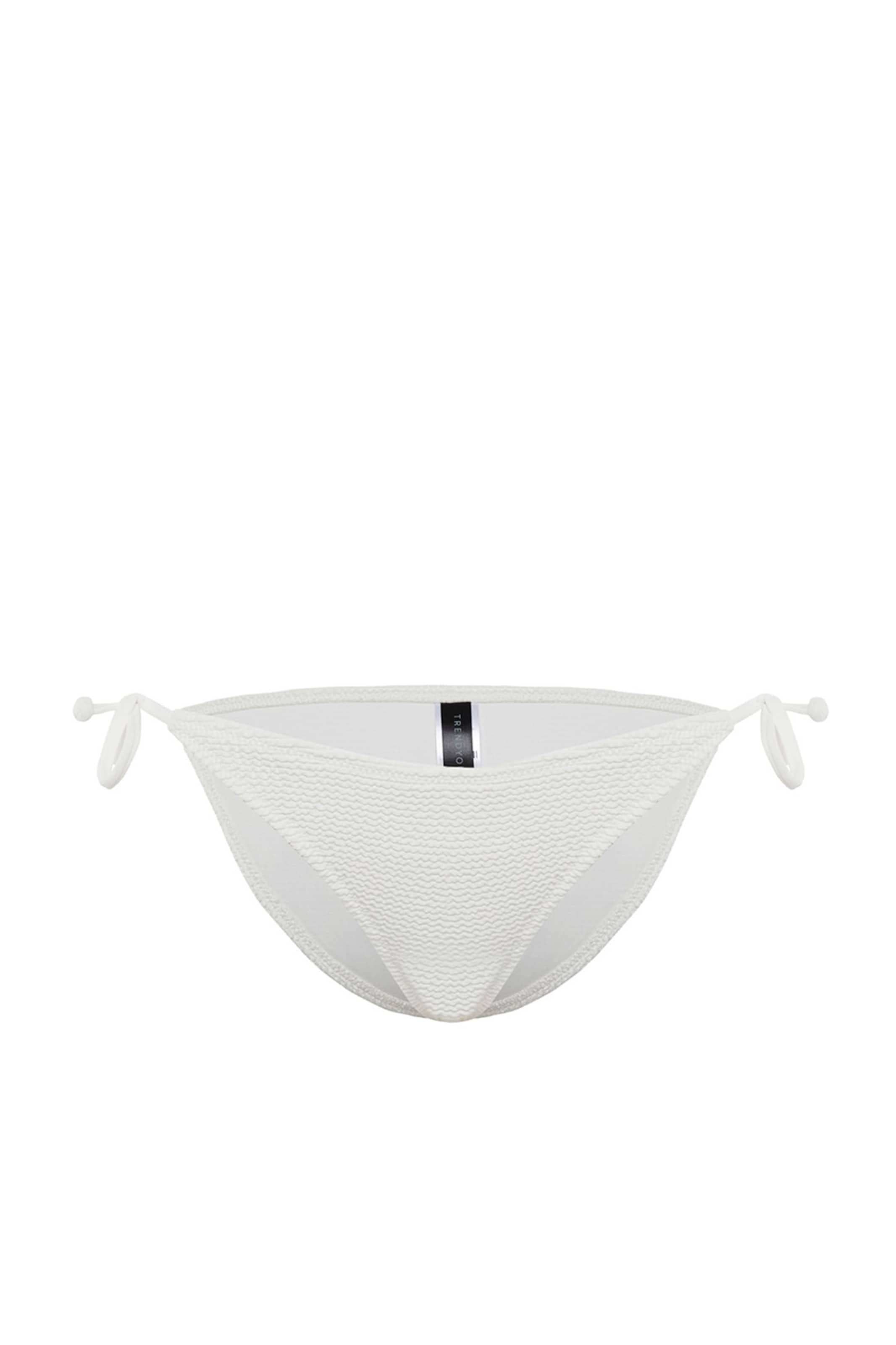 balts Trendyol Bikini apakšdaļa: no priekšpuses