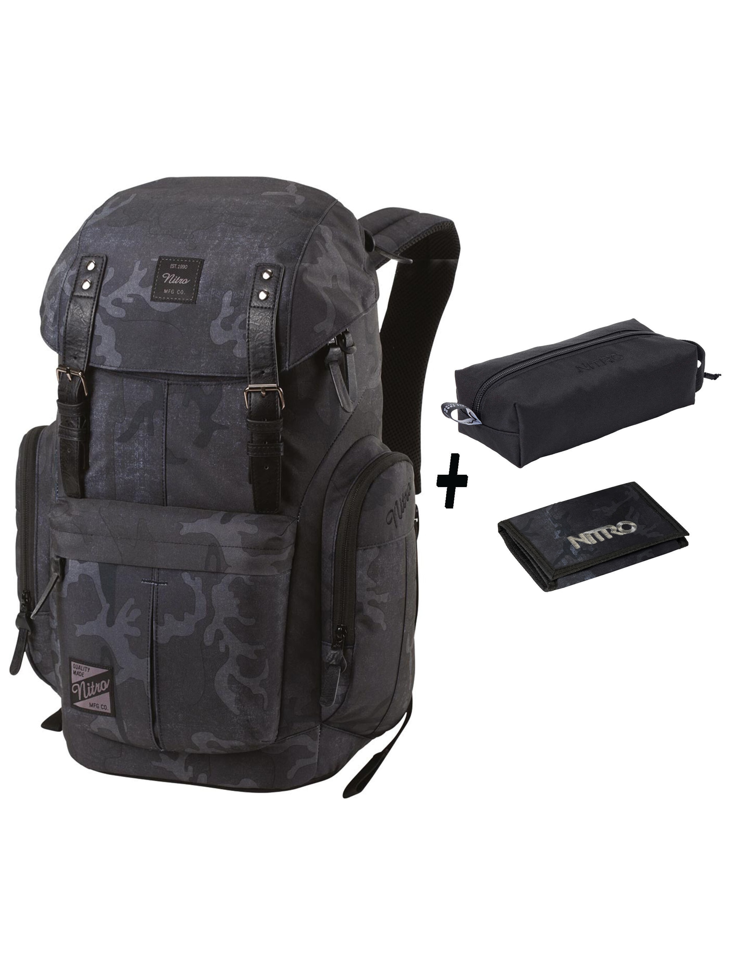 NITRO Backpack 'SET DAYPACKER' in Grey: front