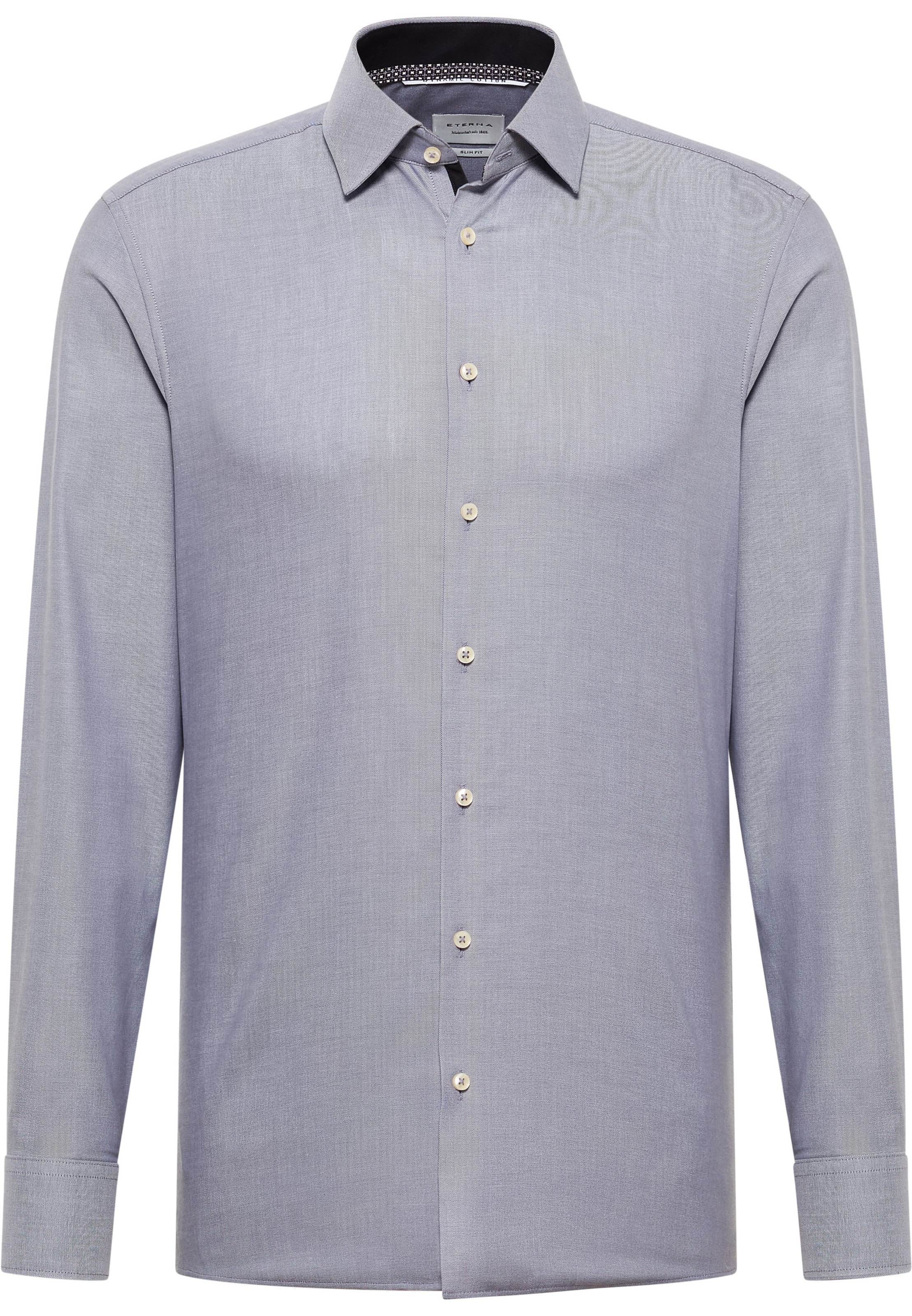 ETERNA Slim fit Business shirt in Grey: front