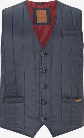 Charles Colby Bodywarmer 'Duke John' in Blauw: voorkant