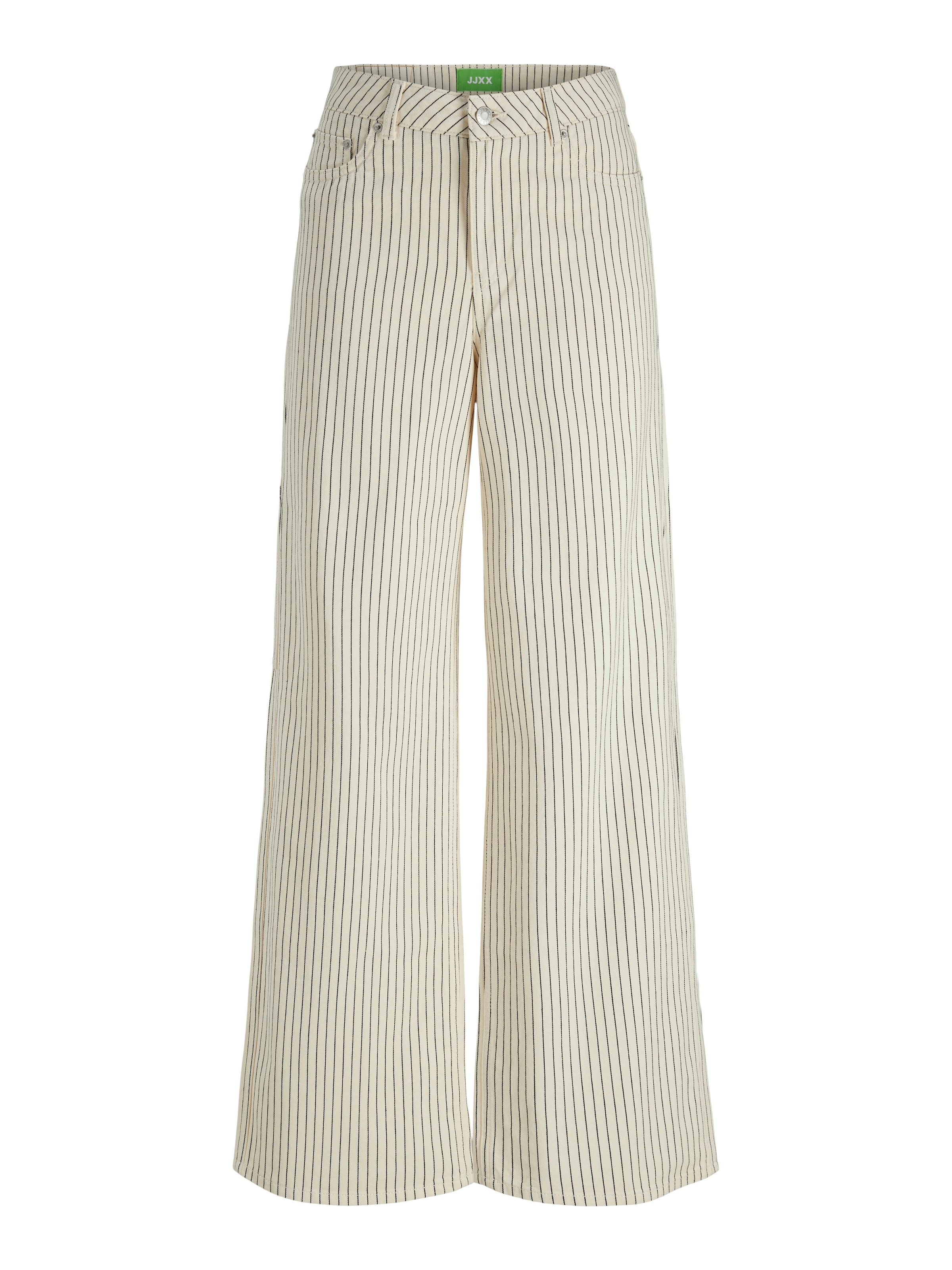 JJXX Široke hlačnice Hlače 'JXMADDY TOKYO' | bela barva: sprednja stran