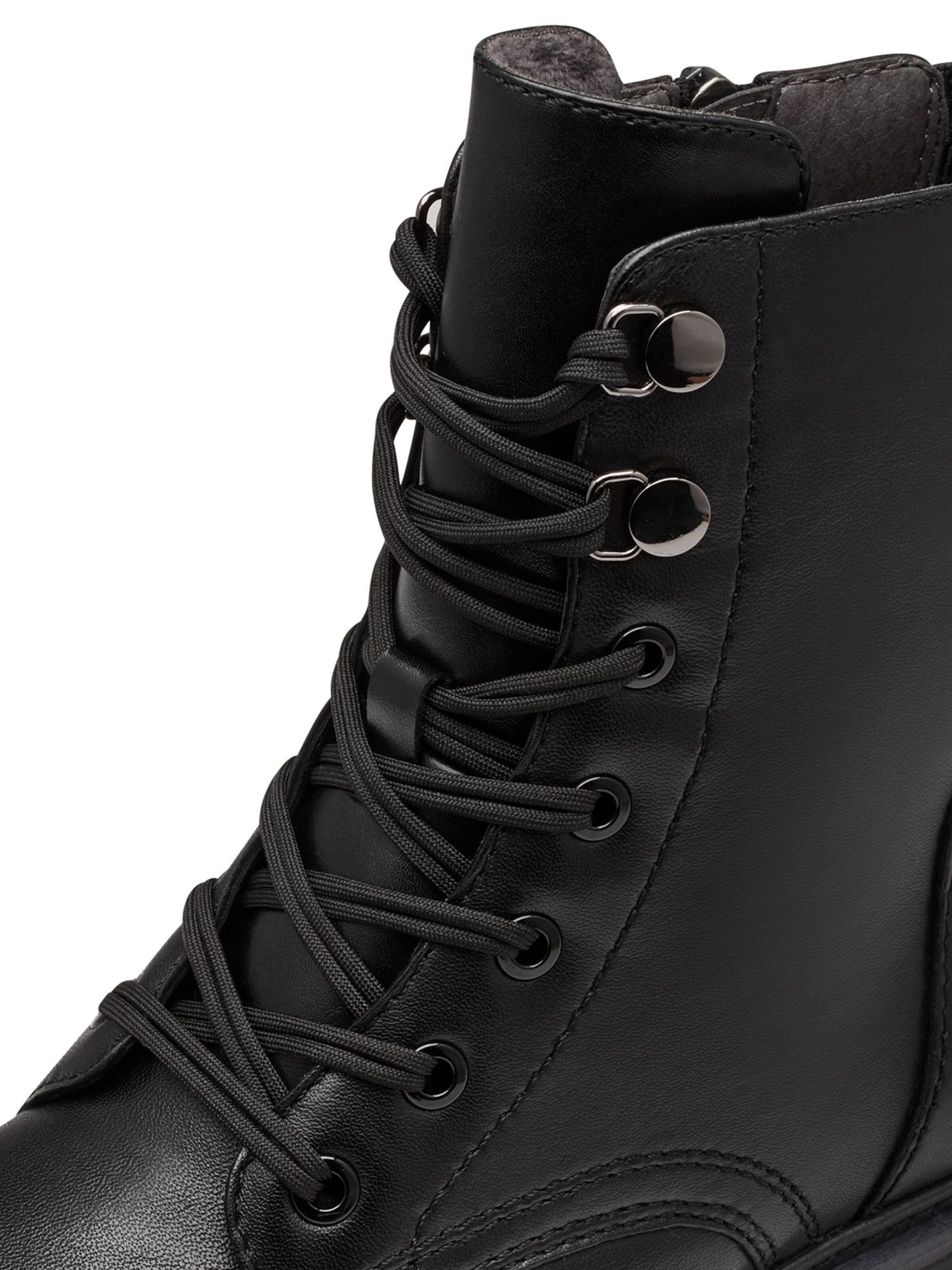 Bottines à lacets Tamaris en noir