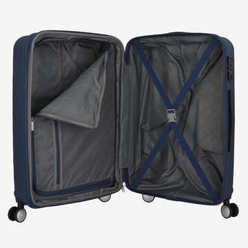 Set di valigie di American Tourister in blu