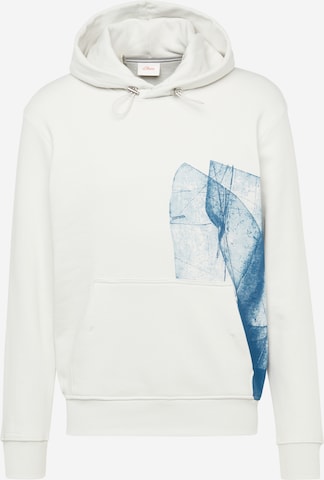 s.Oliver Sweatshirt in Blauw: voorkant