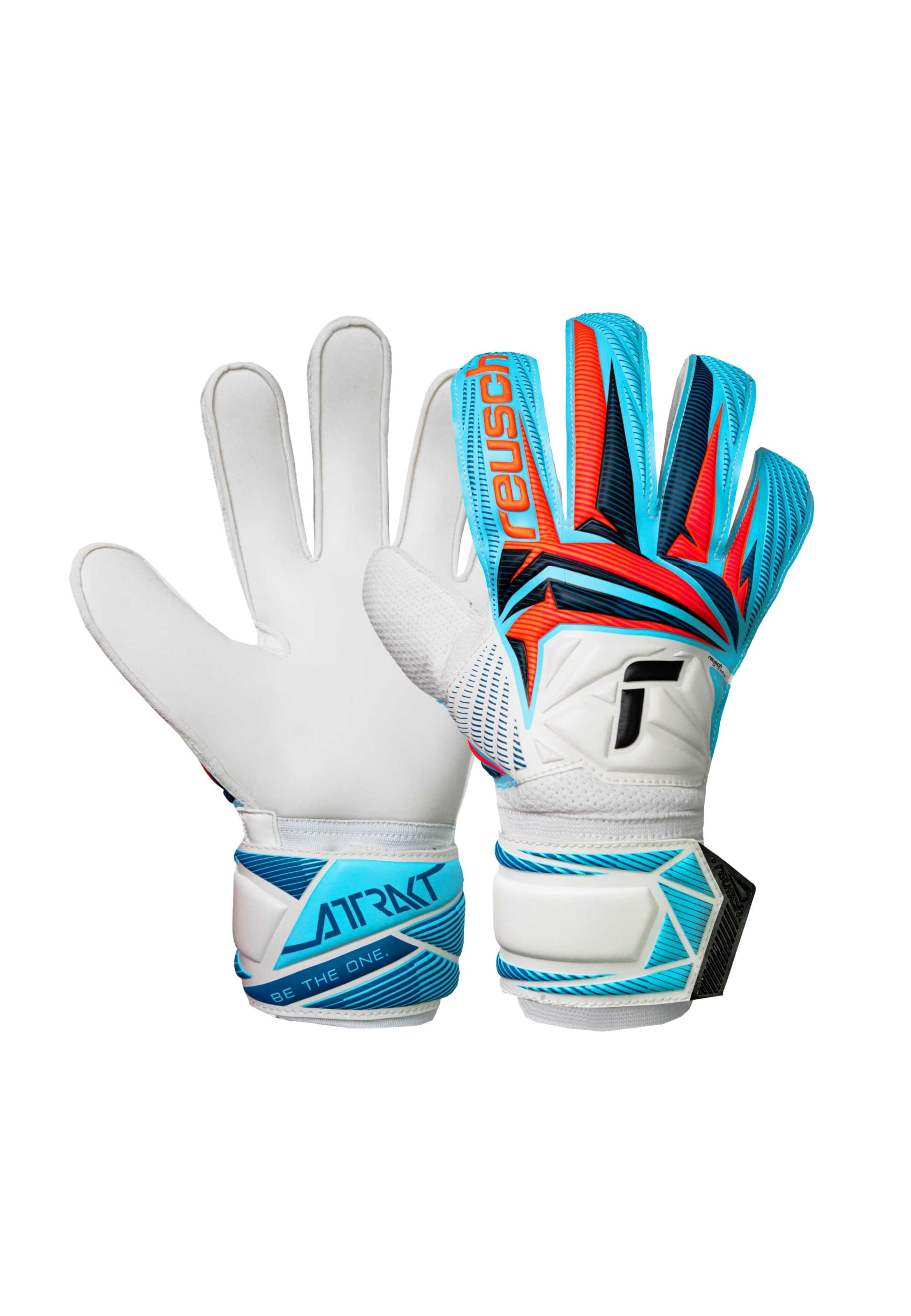 REUSCH Sporthandschoenen 'Attrakt Solid' in Wit: voorkant