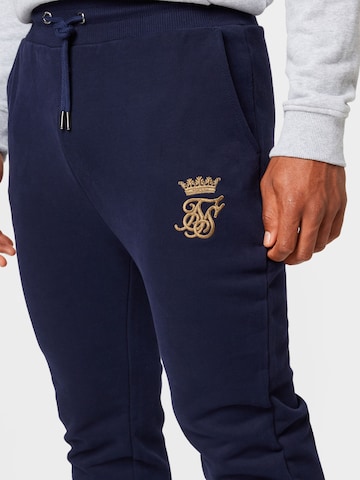 SikSilk Tapered Pants in Blue