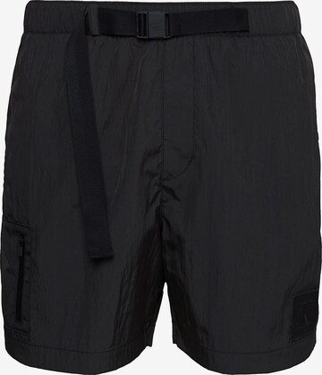 Shorts de bain Calvin Klein Swimwear en noir : devant