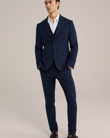 Coupe slim Veste de costume WE Fashion en bleu
