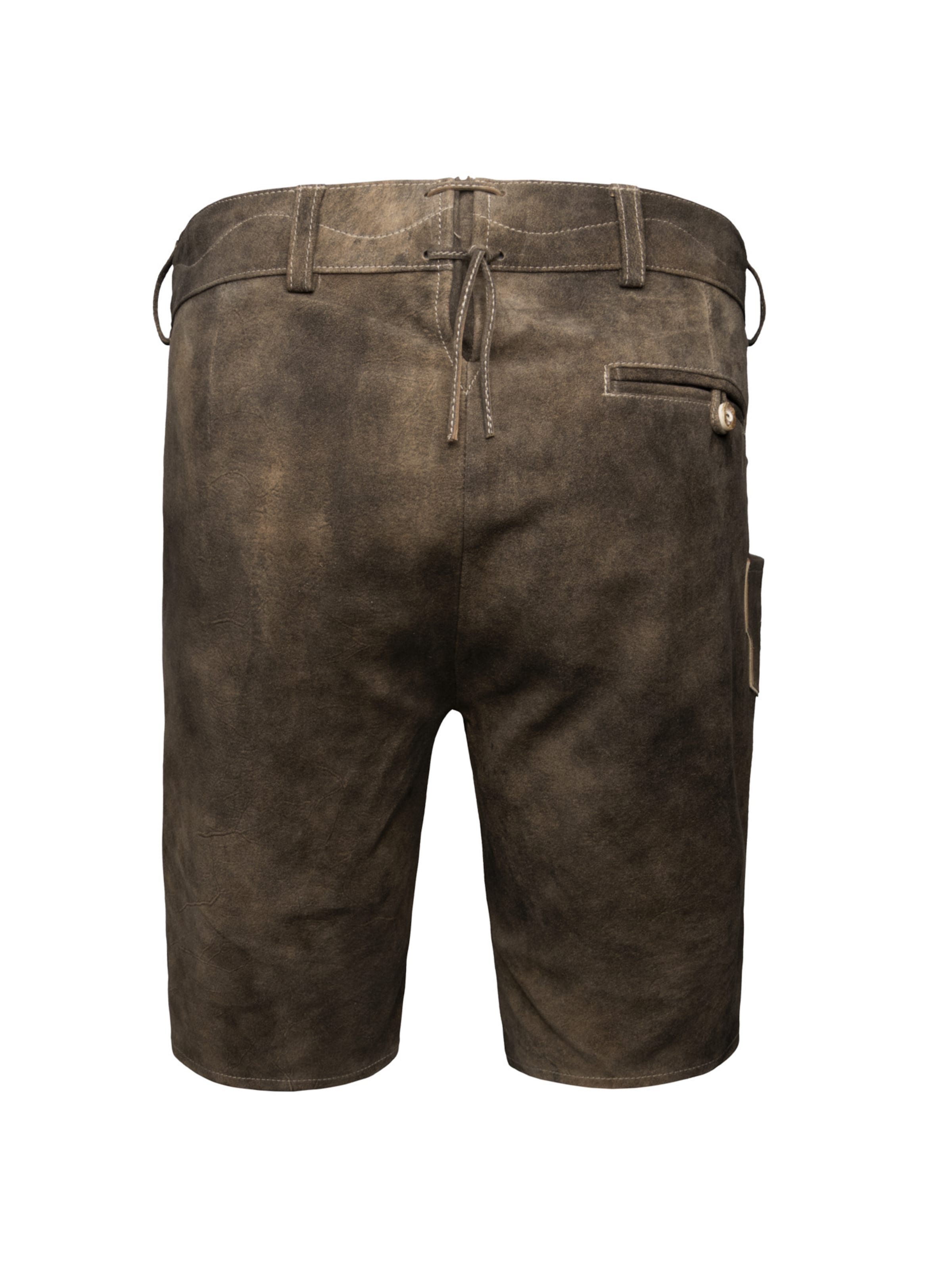 SPIETH & WENSKY Regular Trachtenhose 'Pio' in Braun: Vorderseite