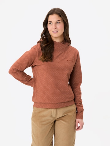VAUDE Sports sweatshirt 'Tuenno' in Red