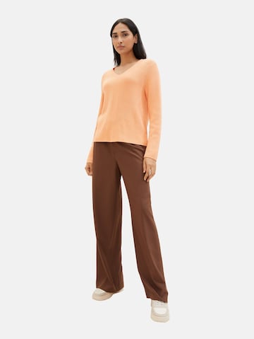 TOM TAILOR Pullover in Orange