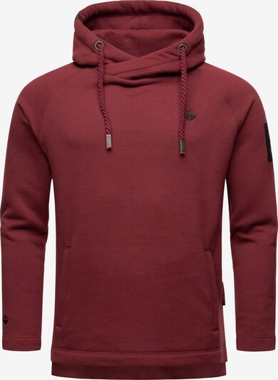 STONE HARBOUR Sweatshirt 'Caspian Sailor' em vermelho rubi / preto, Vista do produto