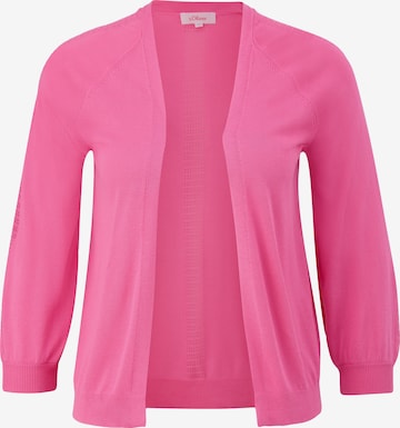 s.Oliver Cardigan i pink: forside