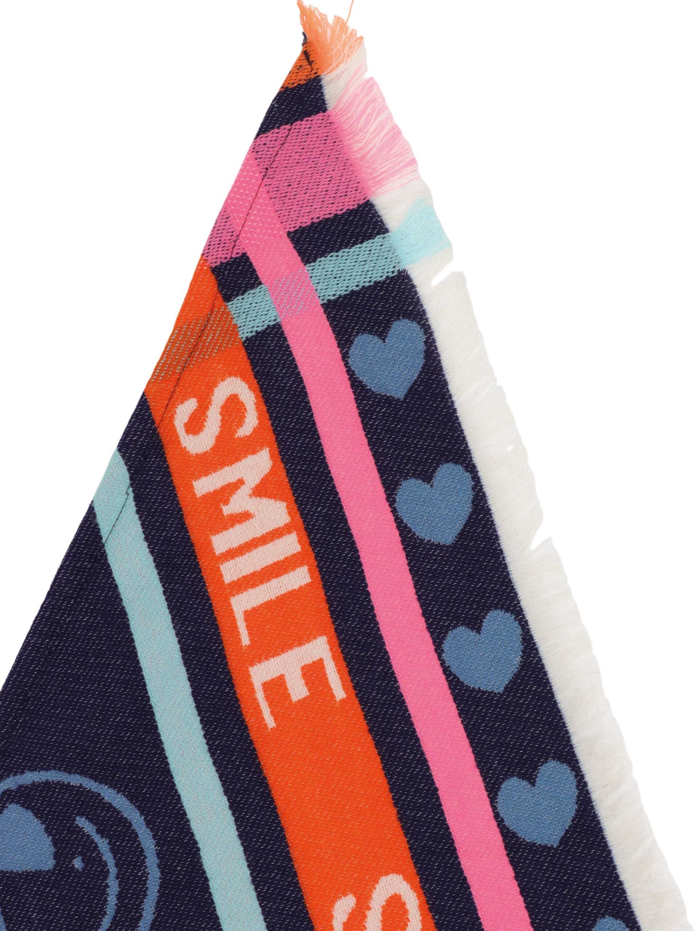SAMAYA Tuch 'Smiley' in Blau