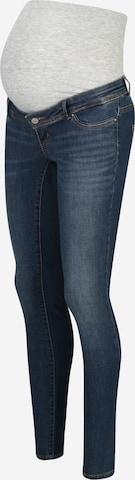 Skinny Jean Only Maternity en bleu : devant