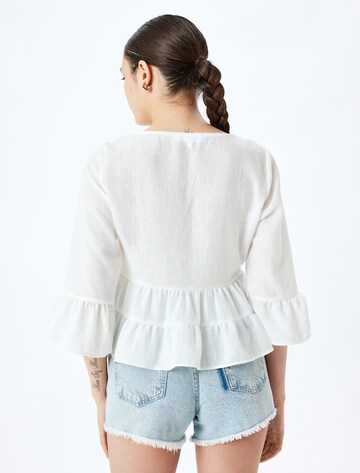 Koton Bluse in Weiß