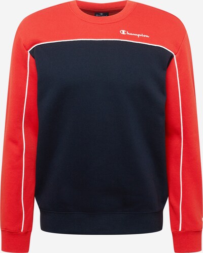 Champion Authentic Athletic Apparel Sweatshirt in Navy / Fire red / White, Item view