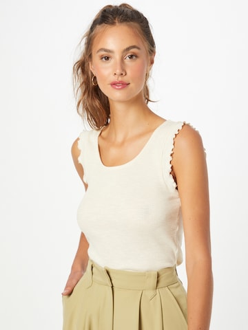 VERO MODA Top 'ANITA' in Beige: voorkant