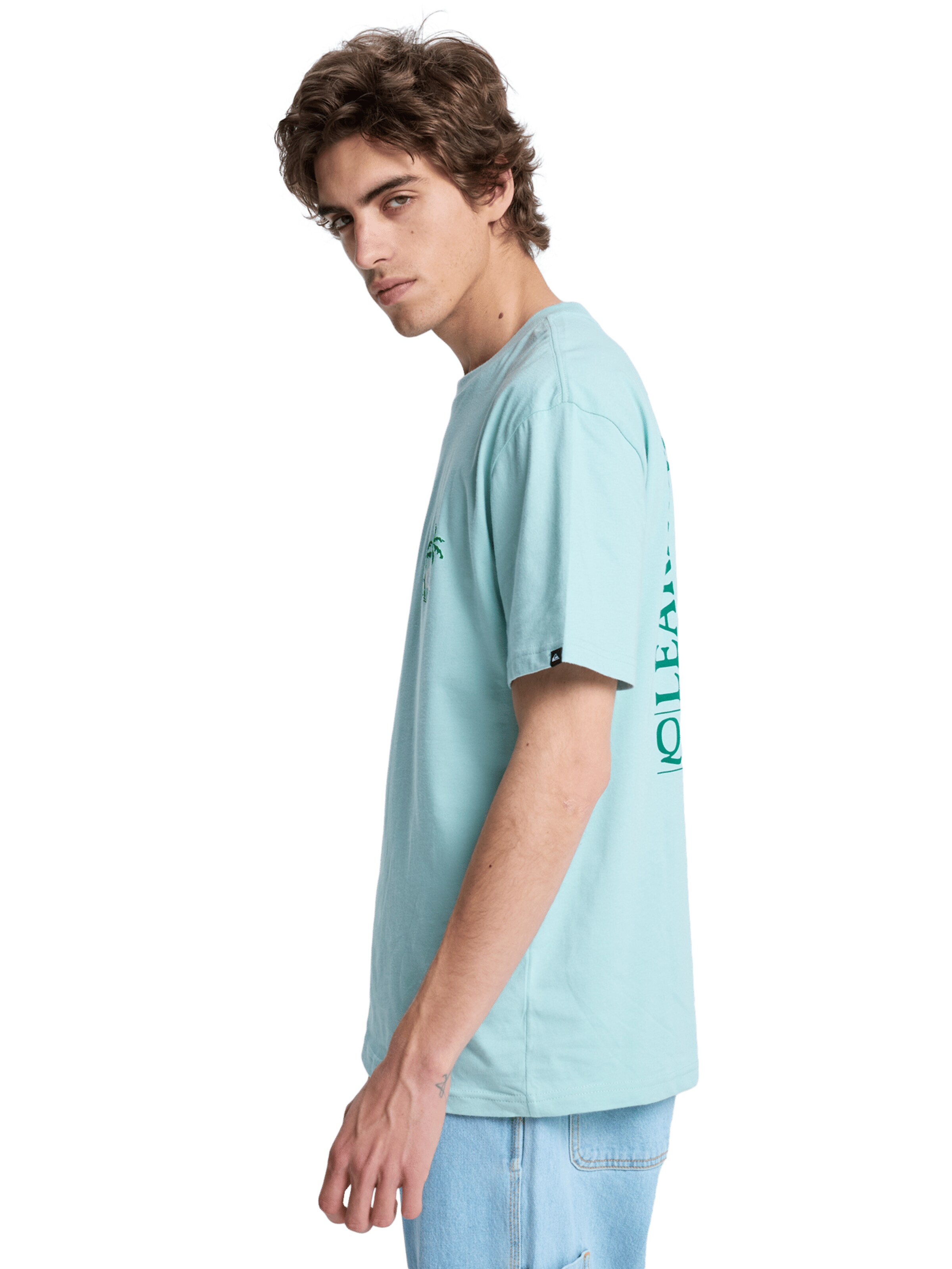 QUIKSILVER Funktionstopp 'Evo Learning From Nature' i grön